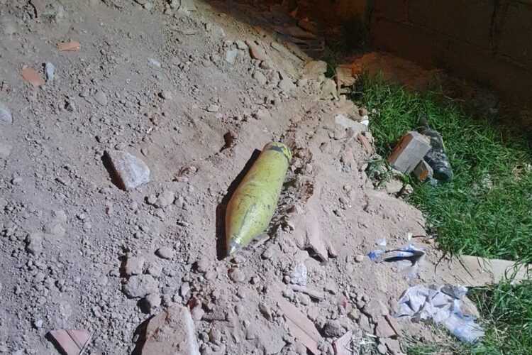 Encontraron un explosivo en plena calle