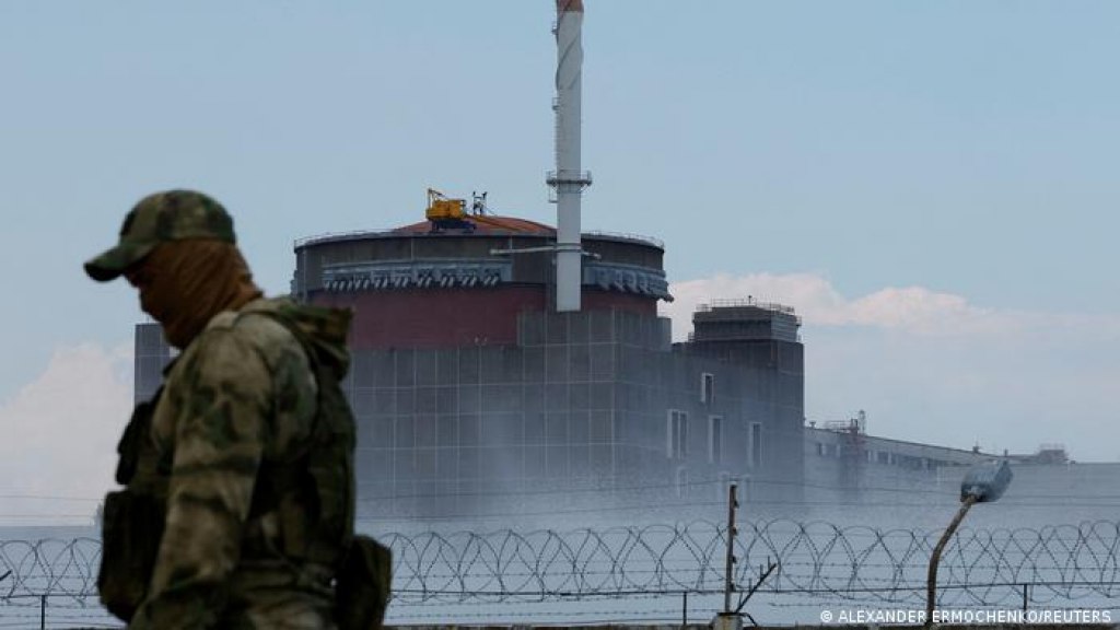 Ataque a una gigantesca central nuclear en Ucrania