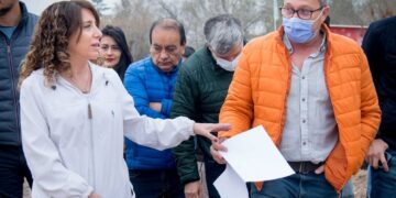 Jure supervisó obras de urbanización