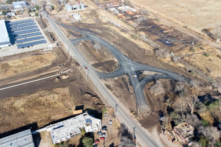 Avanzan las obras para la sistematización vial en Ruta Nacional 9 Norte