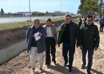 Avanzan con una obra de desagüe clave para Villa El Libertador