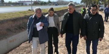 Avanzan con una obra de desagüe clave para Villa El Libertador