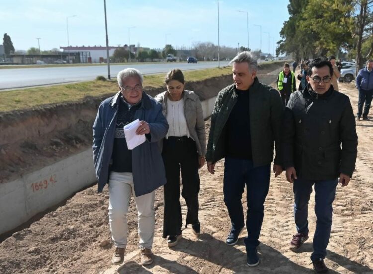 Avanzan con una obra de desagüe clave para Villa El Libertador