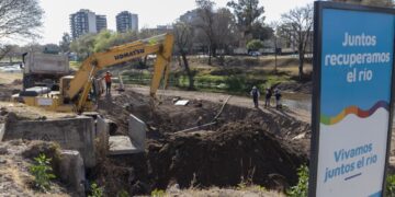 Ejecutan un aliviador cloacal para Alberdi