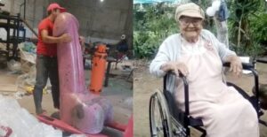 Pidió que colocaran la estatua de un pene gigante sobre su tumba y sus amigas cumplieron su deseo