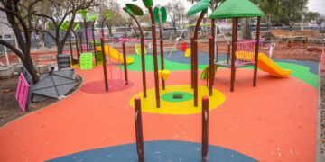 Avances en la plaza 12 de octubre