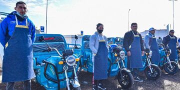 Sumaron vehículos eléctricos para trasladar residuos secos