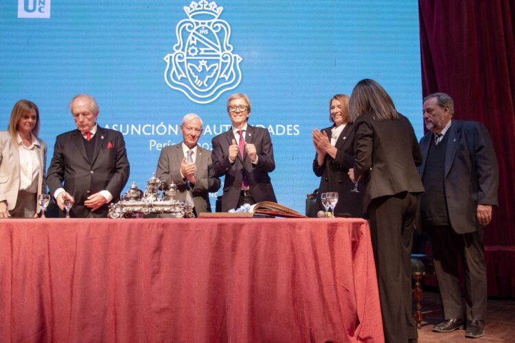 Boretto conducirá la UNC junto a la vicerrectora Marchisio durante tres años.
