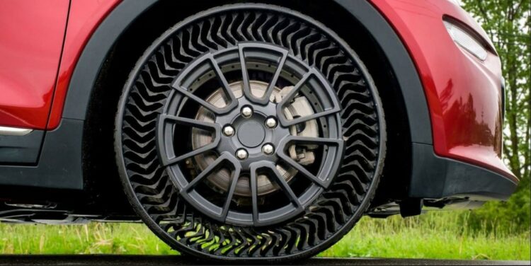 Bridgestone presentó en sociedad su concepto de neumáticos sin aire