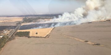 Controlaron el incendio que se desató en Sierras Chicas