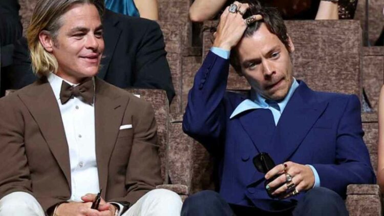 Un representante de Chris Pine habló sobre el video viral del incidente con Harry Styles en Venecia