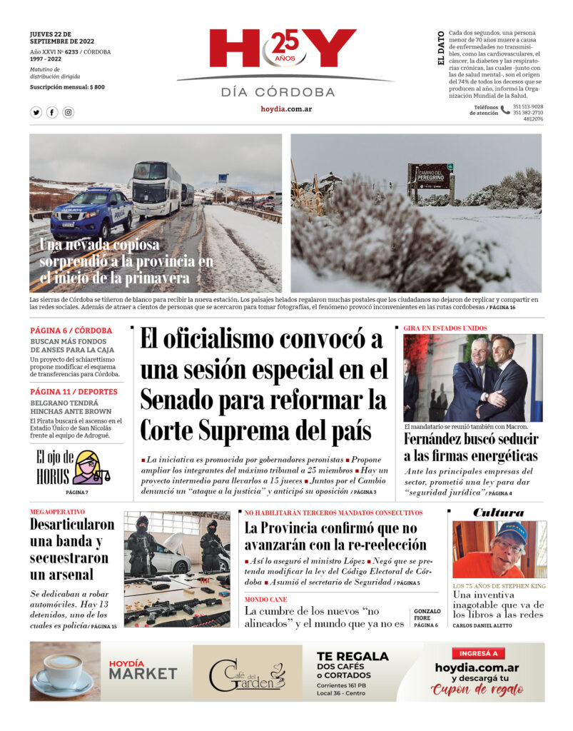 Portada 22.09.2022 Portada 22.09.2022