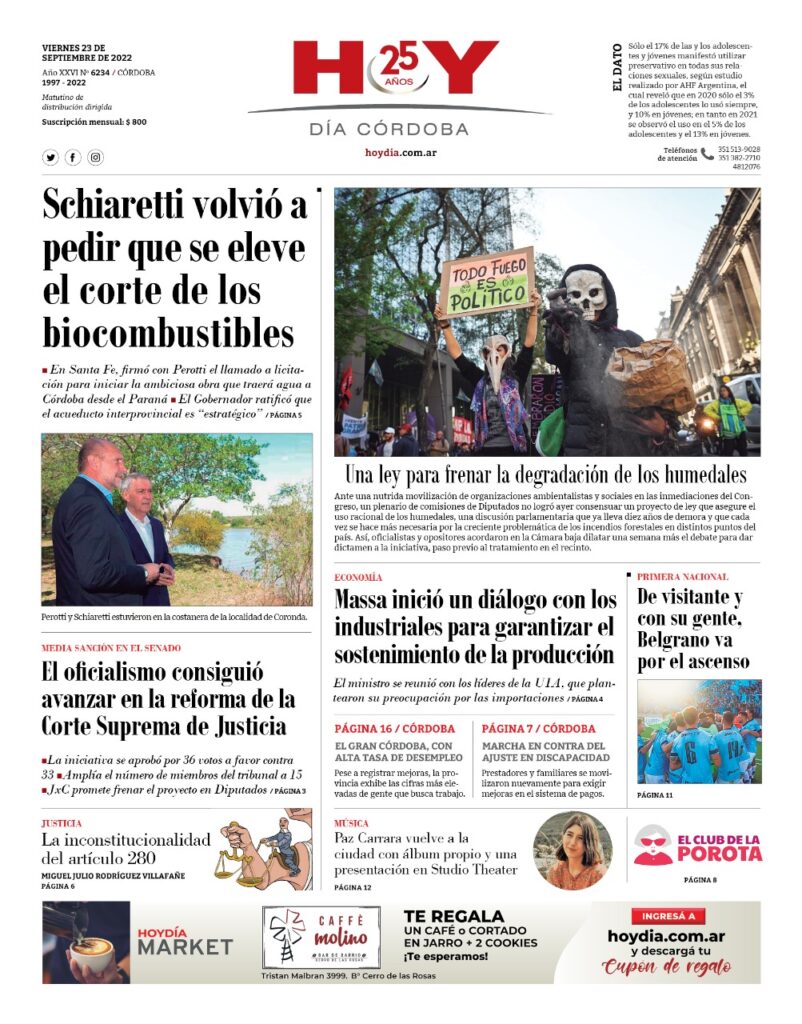 Portada 23.09.2022 Portada 23.09.2022