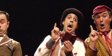 Tres funciones escénicas en la ciudad