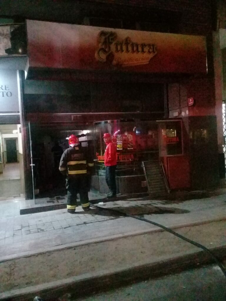 Se incendió una panadería en pleno centro cordobés