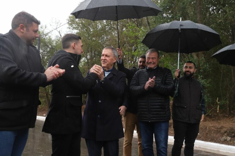 Se inauguró la pavimentación del acceso a la capilla Nuestra Señora del Pilar