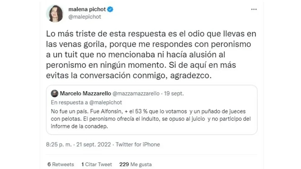 Malena Pichot y Marcelo Mazzarello se cruzaron por la película Argentina 1985: “Te corre odio en las venas”