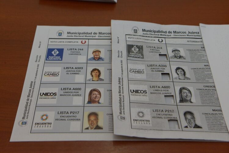 Imprimieron boletas en braille