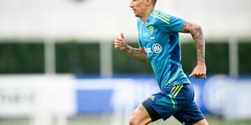 Di María vuelve a entrenarse con Juventus de cara a la Uefa Champions League