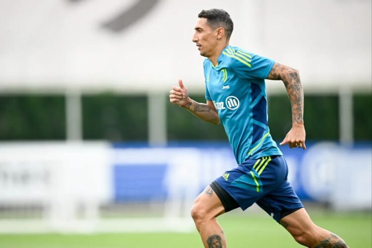 Di María vuelve a entrenarse con Juventus de cara a la Uefa Champions League