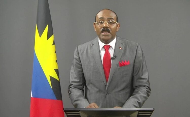 El primer ministro de Antigua y Barbuda, Gaston Browne