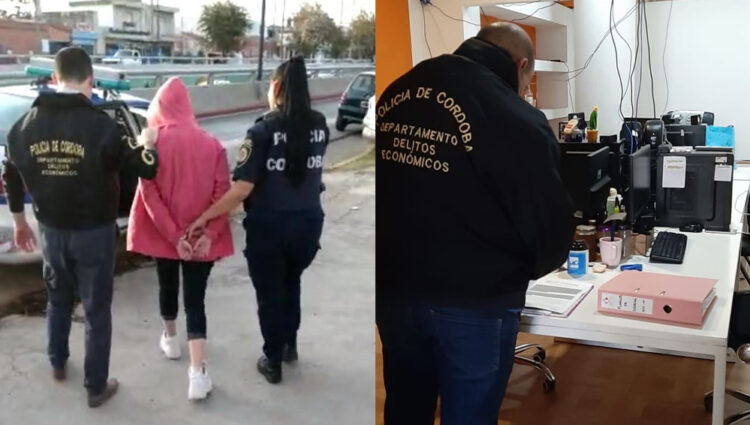 Detienen a cuatro hombres en Córdoba por fraude financiero