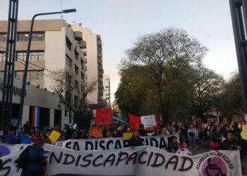 Prestadores de discapacidad volvieron a reclamar mejoras