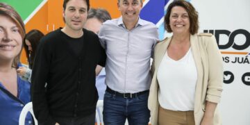 En Marcos Juárez, Calvo apoyó la candidatura de Crescente