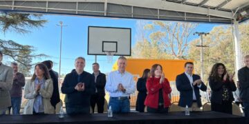 Schiaretti y Llaryora, con un mensaje localista en Marcos Juárez
