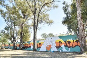 Primer mural inclusivo en el Instituto Keller