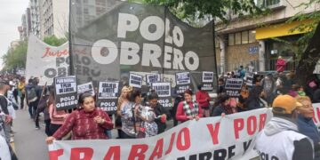 Piqueteros llevan a cabo la segunda jornada de acampe