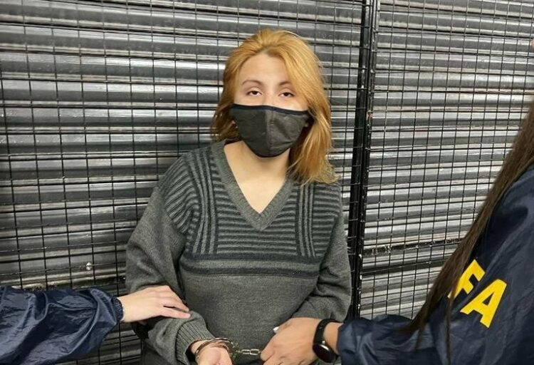 Uliarte fue detenida en la noche del domingo en la estación de tren de Palermo