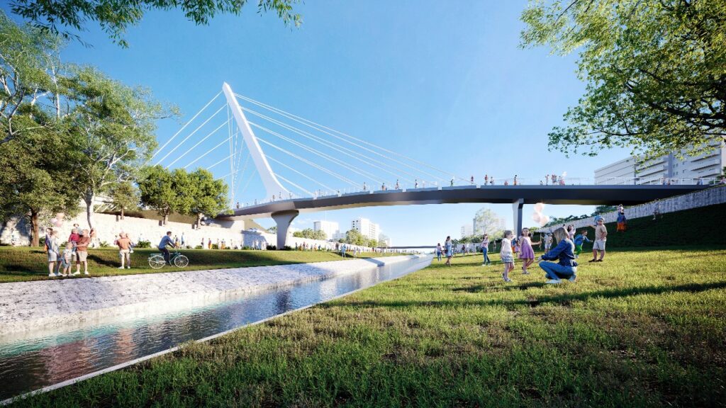 Construirán un puente en el Parque Las Heras