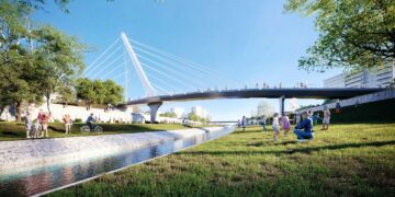 Construirán un puente en el Parque Las Heras