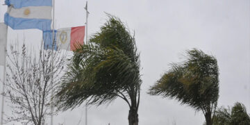 Anuncian una alerta amarilla por fuertes ráfagas de viento sur