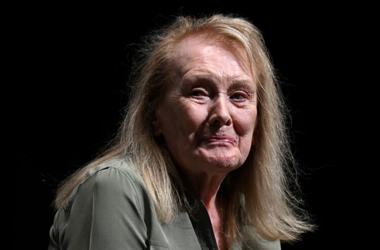 (FILES) This file photo taken on May 23, 2022 shows French writer Annie Ernaux as she attends the screening of the film "Les Annees Super 8 (The Super 8 Years)" on the sidelines of the 75th edition of the Cannes Film Festival in Cannes, southern France. - French author Annie Ernaux wins the 2022 Nobel Literature Prize, it was announced on October 6, 2022. (Photo by Julie SEBADELHA / AFP)