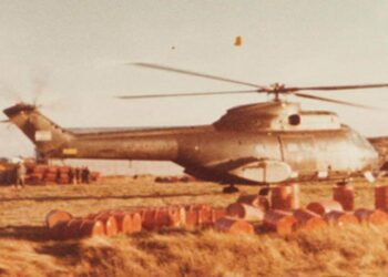 Donan a un museo de Córdoba un helicóptero que participó en la Guerra de Malvinas