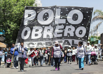 El Polo Obrero se moviliza frente a la sede de Anses en reclamo por el bono de $45.000
