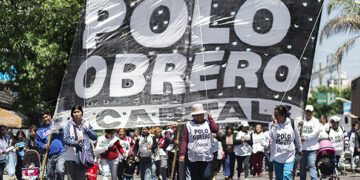 El Polo Obrero se moviliza frente a la sede de Anses en reclamo por el bono de $45.000