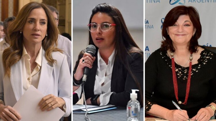 Tolosa Paz, Mazzina y Olmos.
(De izquierda a derecha)