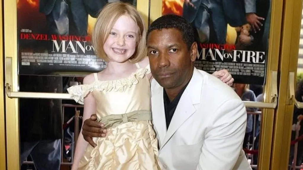 Denzel Washington y Dakota Fanning se reencontraron a 18 años del estreno de “Hombre en llamas”