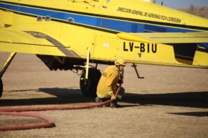 Se encuentra contenido en un 90% el incendio en la zona de Punilla
