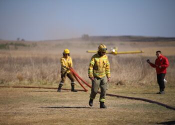 Se encuentra contenido en un 90% el incendio en la zona de Punilla