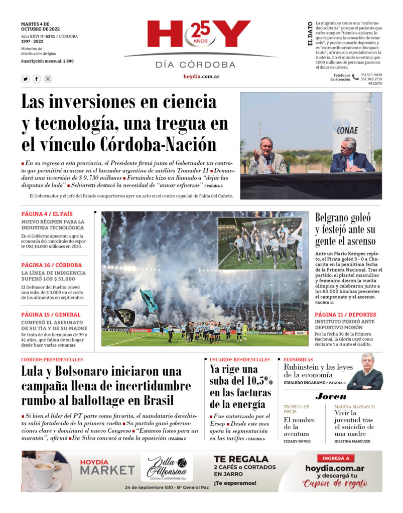 Portada 04.10.2022 Portada 04.10.2022