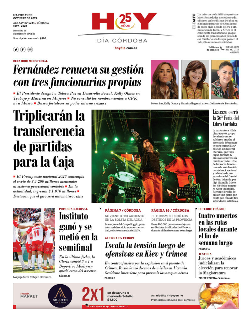 Portada 11.10.2022 Portada 11.10.2022