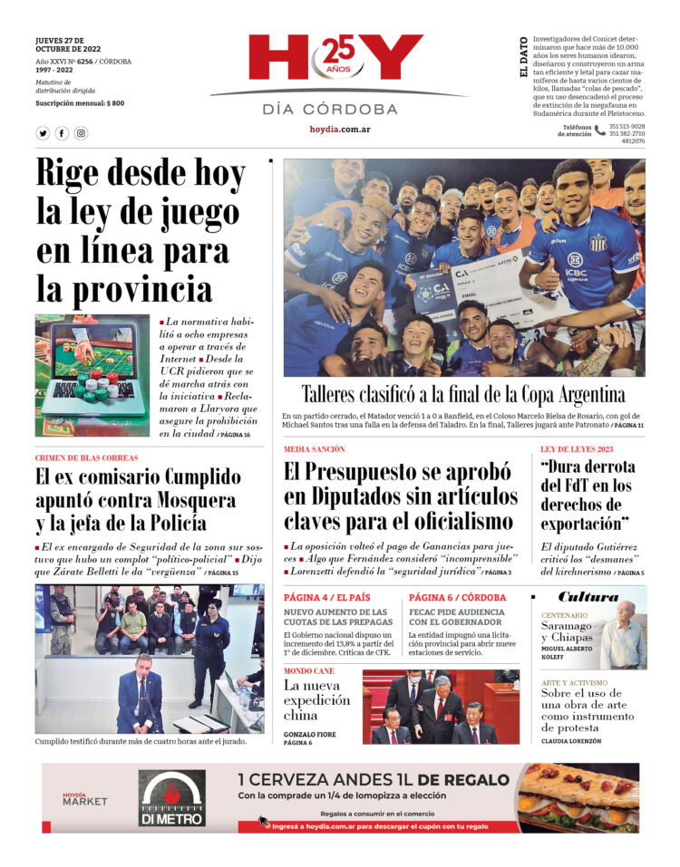 Portada 27.10.2022