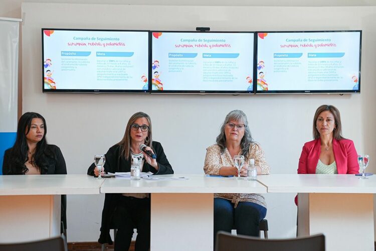 La campaña de vacunación contra sarampión y polio busca llegar a una cobertura del 30% en la provincia