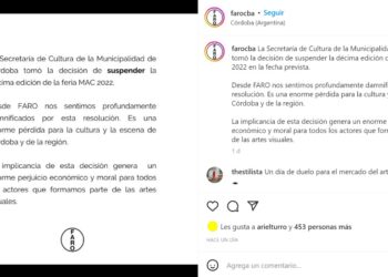 Malestar en la escena local por la suspensión de la Feria de Arte