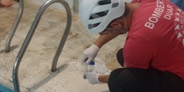 Susto por un derrame de químicos en una pileta de Alta Córdoba