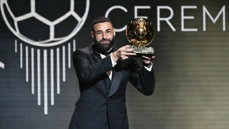 Benzema ganó el Balón de Oro